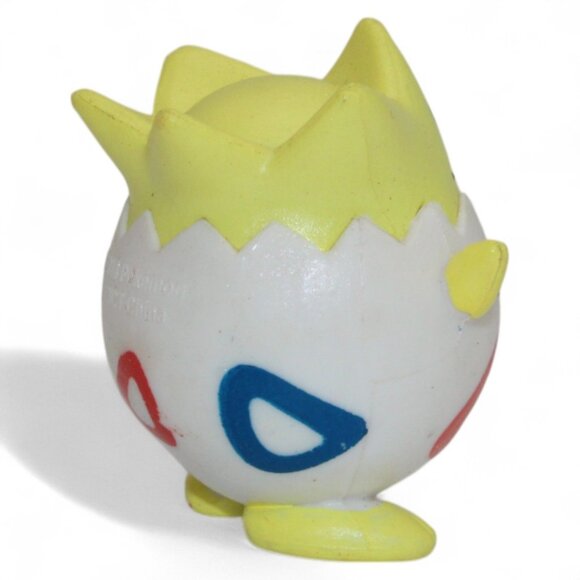 Togepi TOMY Pokemon Figure CGTSJ 1999 Collectible Toy 2" Yellow & White Vintage - Picture 5 of 6